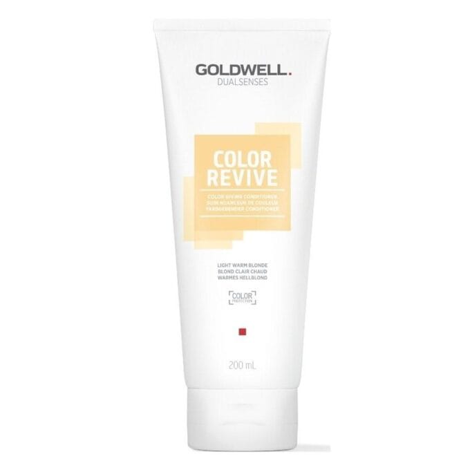 Goldwell Dualsenses Color Revive Conditioner - Light Warm Blonde 200ml Halo Hair & Skin - khdskinhairbeautyau.com