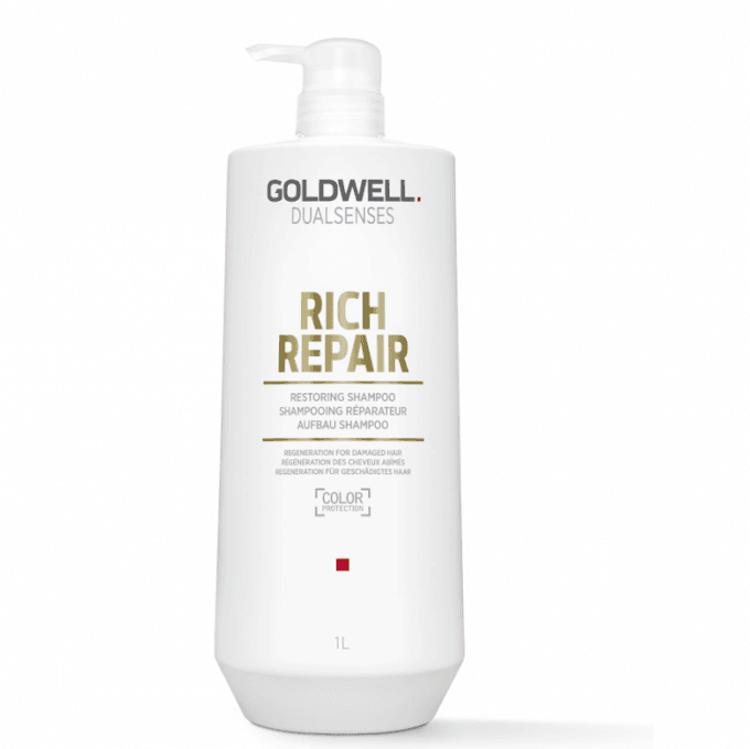 Goldwell Dualsenses Rich Repair Big Bottle Trio Bundle Halo Hair & Skin - khdskinhairbeautyau.com
