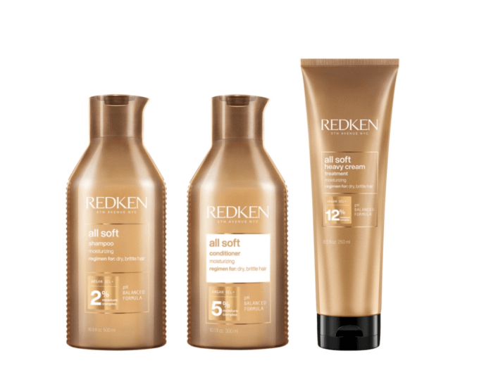 Redken All Soft Trio Bundle Halo Hair & Skin - khdskinhairbeautyau.com