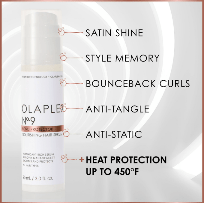 Olaplex No.9 Bond Protector Nourishing Hair Serum 90ml Halo Hair & Skin - khdskinhairbeautyau.com