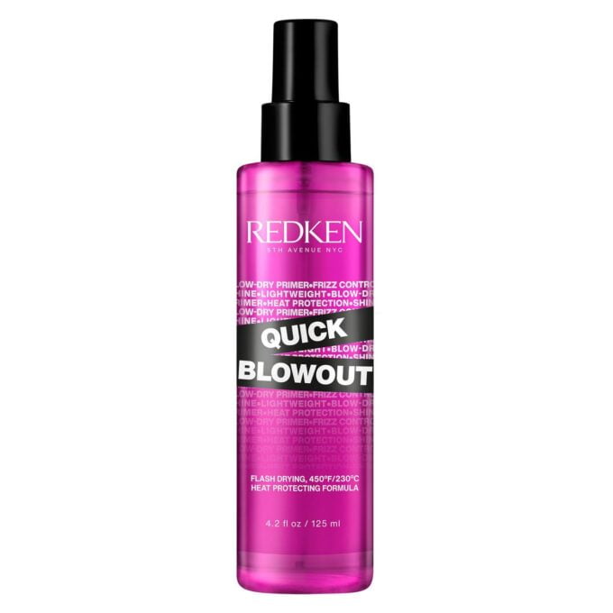 Redken Quick Blowout Lightweight Blow Dry Primer Spray 125ml Halo Hair & Skin - khdskinhairbeautyau.com