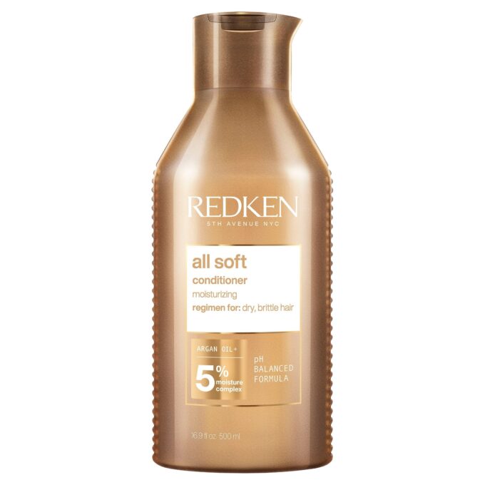 Redken All Soft Conditioner 500ml Halo Hair & Skin - khdskinhairbeautyau.com
