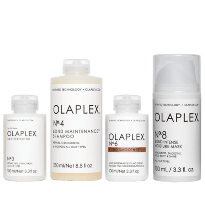 Olaplex No.3 + No.4 + No.6 + No.8 Bundle Halo Hair & Skin - khdskinhairbeautyau.com