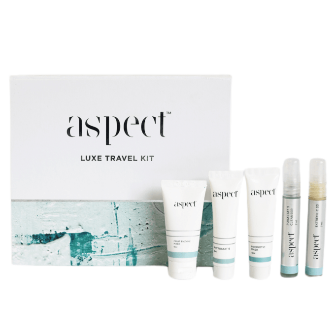 Aspect Luxe Limited Edition Travel Kit Halo Hair & Skin - khdskinhairbeautyau.com