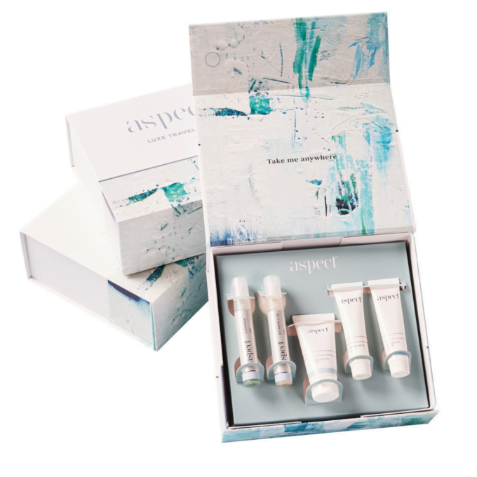 Aspect Luxe Limited Edition Travel Kit Halo Hair & Skin - khdskinhairbeautyau.com