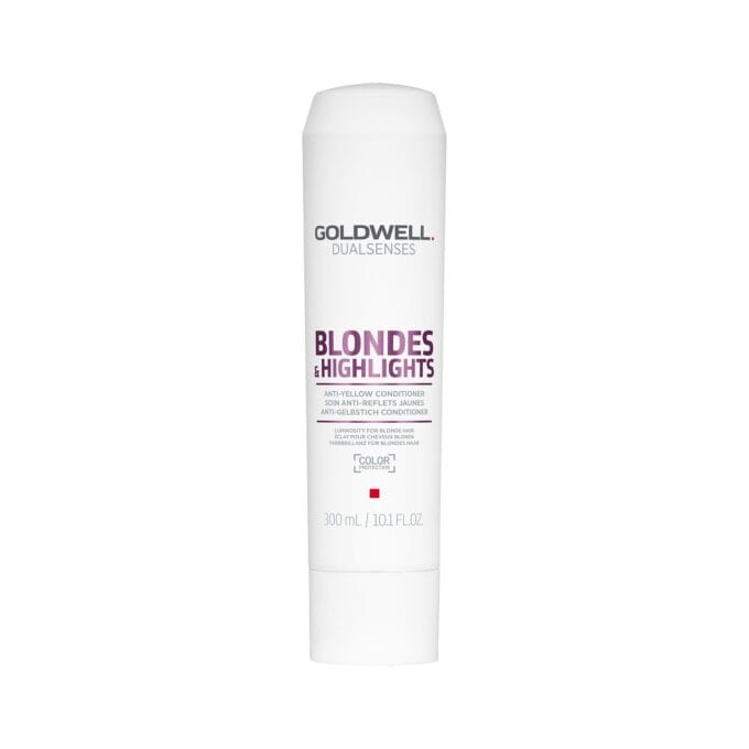 Goldwell Dualsenses Blondes & Highlights Anti-Yellow Conditioner 300ml Halo Hair & Skin - khdskinhairbeautyau.com