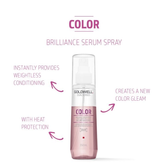 Goldwell Dualsenses Color Brilliance Serum Spray 150ml Halo Hair & Skin - khdskinhairbeautyau.com