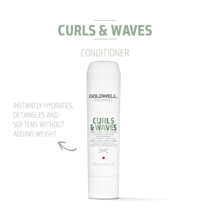Goldwell Dualsenses Curls & Waves Hydrating Conditioner 300ml Halo Hair & Skin - khdskinhairbeautyau.com