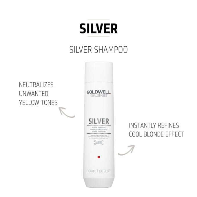 Goldwell Dualsenses Silver Shampoo 300ml Halo Hair & Skin - khdskinhairbeautyau.com