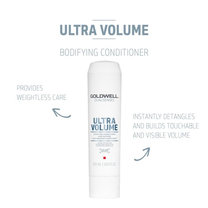 Goldwell Dualsenses Ultra Volume Bodifying Conditioner 300ml Halo Hair & Skin - khdskinhairbeautyau.com