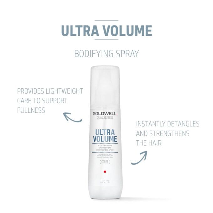 Goldwell Dualsenses Ultra Volume Bodifying Spray 150ml Halo Hair & Skin - khdskinhairbeautyau.com