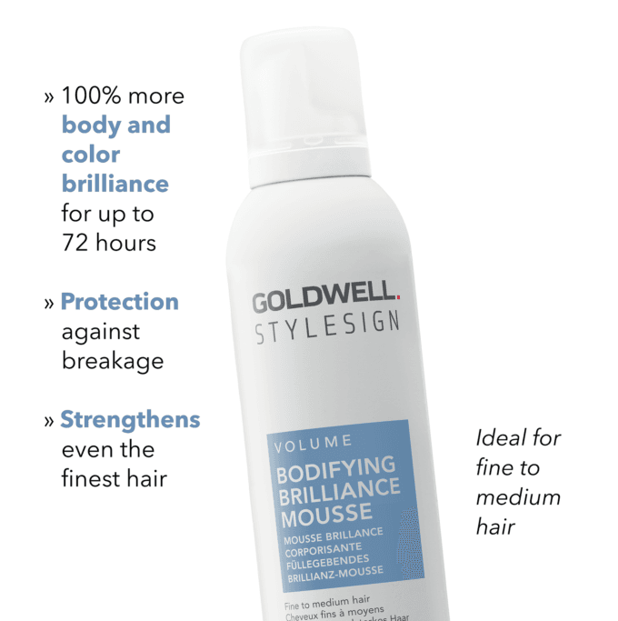Goldwell StyleSign Bodifying Brilliance Mousse 300ml Halo Hair & Skin - khdskinhairbeautyau.com