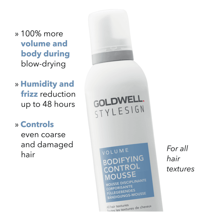 Goldwell StyleSign Bodifying Control Mousse 300ml Halo Hair & Skin - khdskinhairbeautyau.com