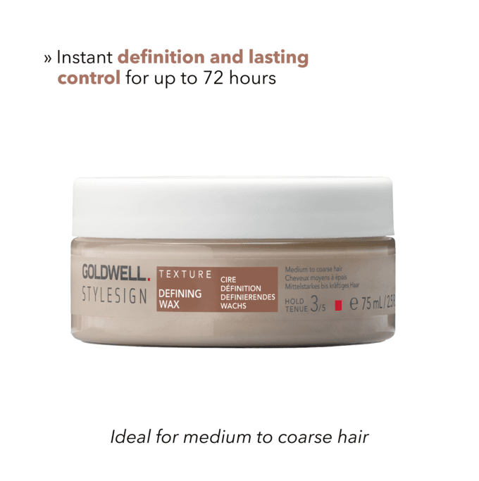 Goldwell StyleSign Defining Wax 75ml Halo Hair & Skin - khdskinhairbeautyau.com