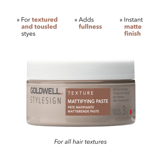 Goldwell StyleSign Mattifying Paste 100ml Halo Hair & Skin - khdskinhairbeautyau.com