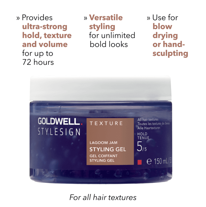 Goldwell StyleSign Styling Gel Lagoom Jam 150ml Halo Hair & Skin - khdskinhairbeautyau.com
