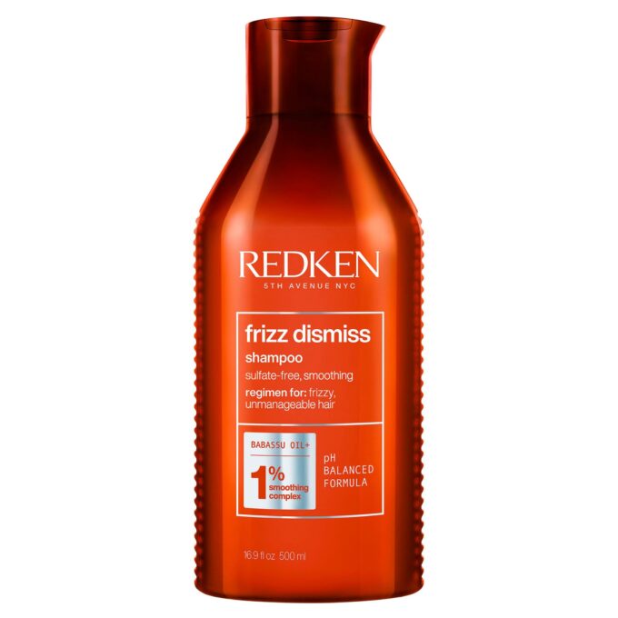 Redken Frizz Dismiss Sodium Chloride-Free Shampoo 500ml Halo Hair & Skin - khdskinhairbeautyau.com