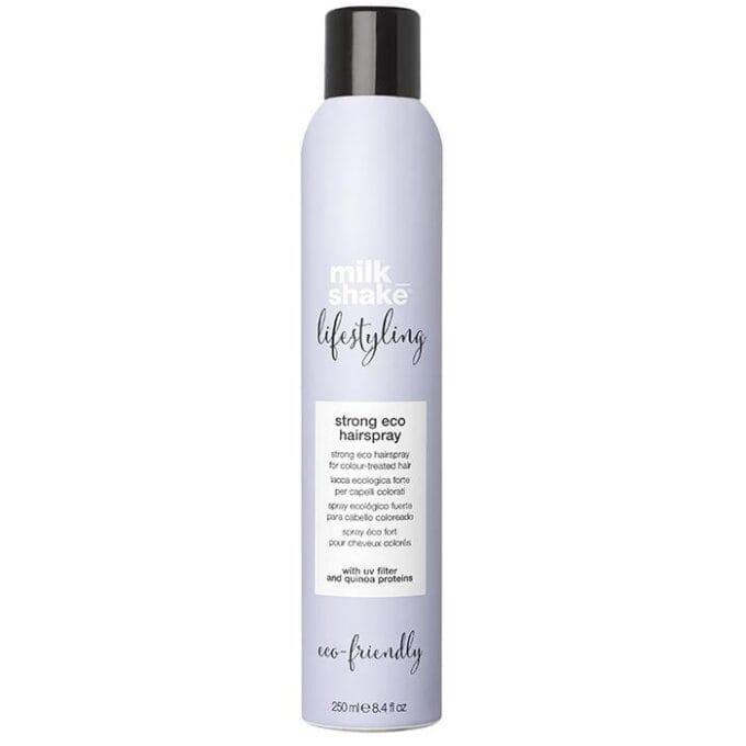 milk_shake Lifestyling Strong Eco Hairspray 250ml Halo Hair & Skin - khdskinhairbeautyau.com