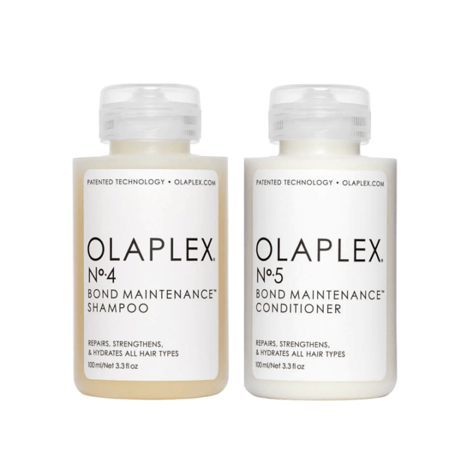 Olaplex Bond Maintenance No.4 Shampoo and No.5 Conditioner 100ml Travel Size Bundle Halo Hair & Skin - khdskinhairbeautyau.com