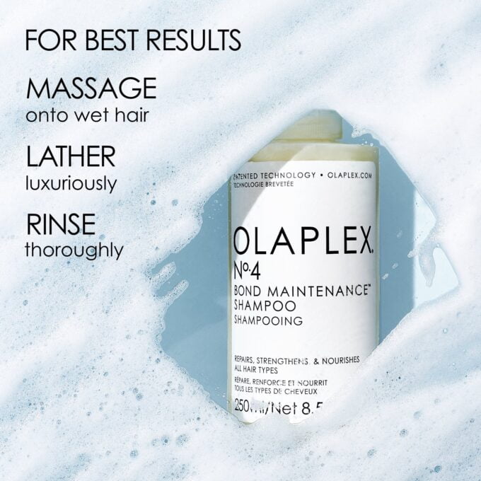 Olaplex No.4 Bond Maintenance Shampoo 250ml Halo Hair & Skin - khdskinhairbeautyau.com