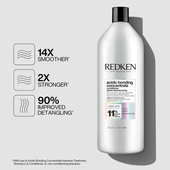 Redken Acidic Bonding Concentrate Conditioner 1000ml Halo Hair & Skin - khdskinhairbeautyau.com