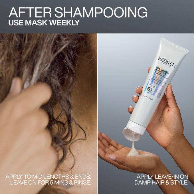 Redken Acidic Bonding Concentrate 5-minute Mask 250ml Halo Hair & Skin - khdskinhairbeautyau.com