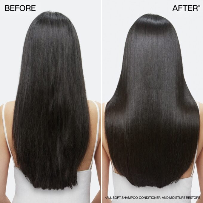 Redken All Soft Shampoo 500ml Halo Hair & Skin - khdskinhairbeautyau.com