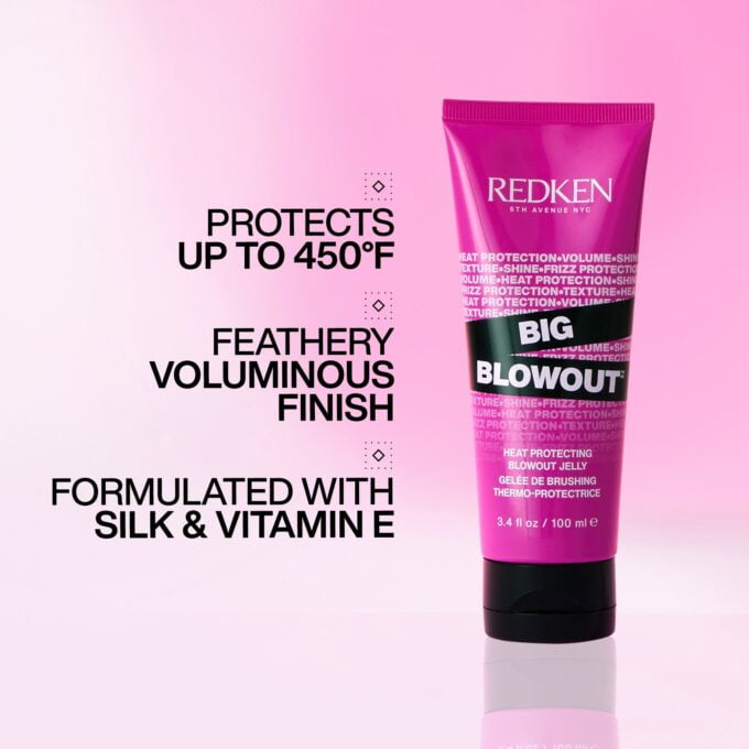 Redken Big Blowout Heat Protecting Blowout Gel 100ml Halo Hair & Skin - khdskinhairbeautyau.com