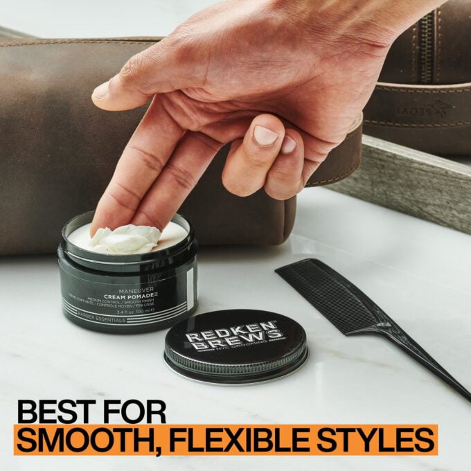 Redken Brews Maneuver Cream Pomade 100ml Halo Hair & Skin - khdskinhairbeautyau.com