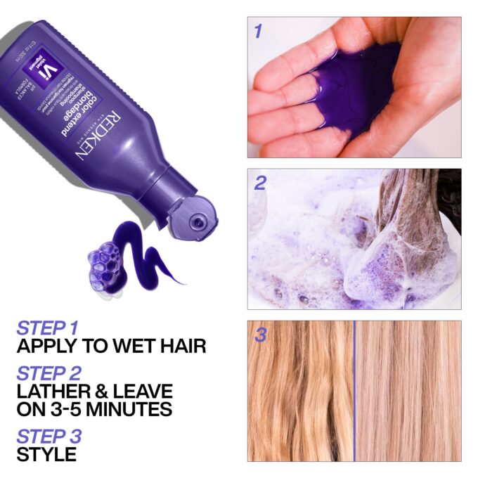 Redken Color Extend Blondage Color Depositing Purple Conditioner 300ml Halo Hair & Skin - khdskinhairbeautyau.com