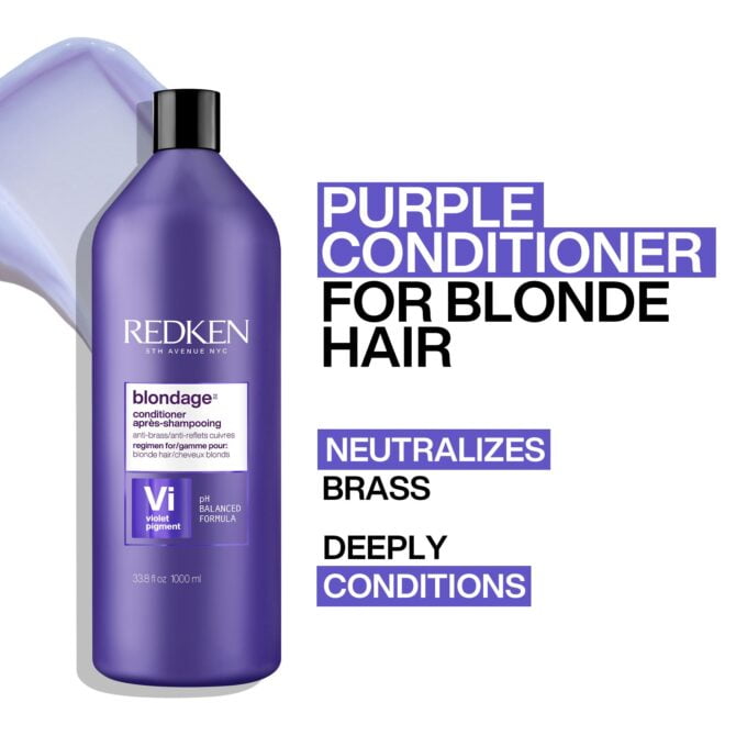 Redken Color Extend Blondage Conditioner 1000ml Halo Hair & Skin - khdskinhairbeautyau.com