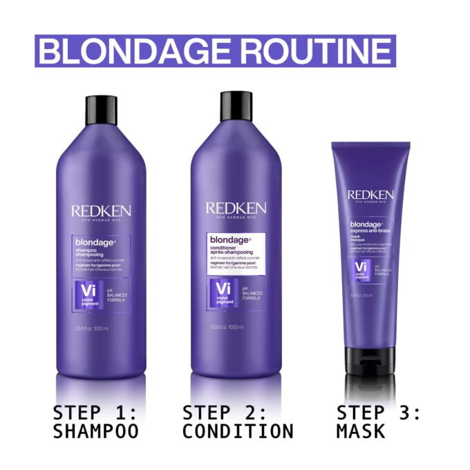 Redken Color Extend Blondage Conditioner 1000ml Halo Hair & Skin - khdskinhairbeautyau.com