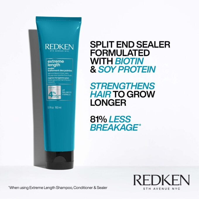 Redken Extreme Length Leave-In Conditioner 150ml Halo Hair & Skin - khdskinhairbeautyau.com