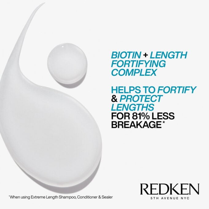 Redken Extreme Length Shampoo 500ml Halo Hair & Skin - khdskinhairbeautyau.com