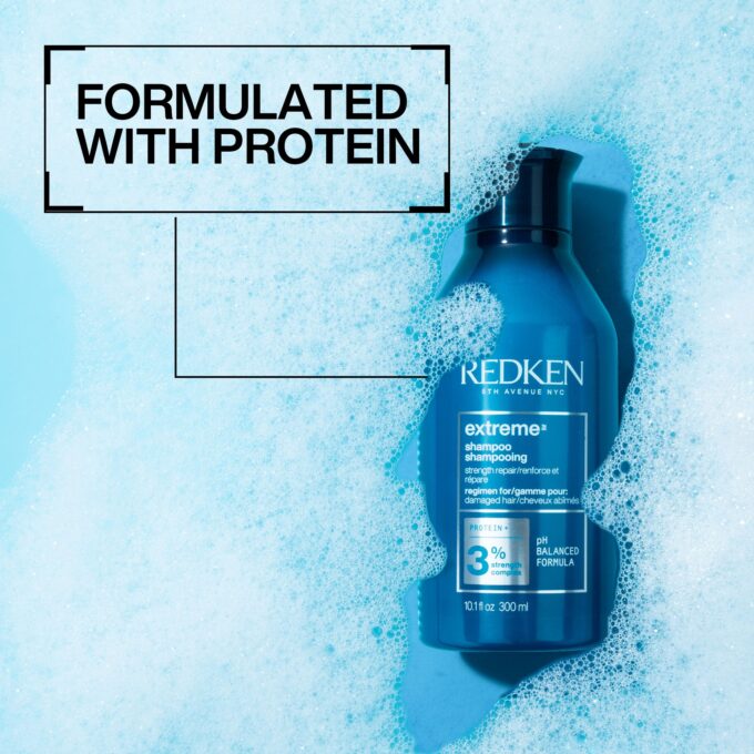 Redken Extreme Strengthening Shampoo and Conditioner 500ml Bundle Halo Hair & Skin - khdskinhairbeautyau.com