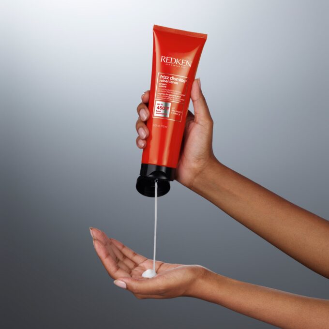 Redken Frizz Dismiss Rebel Tame Heat Protecting Cream 250ml Halo Hair & Skin - khdskinhairbeautyau.com