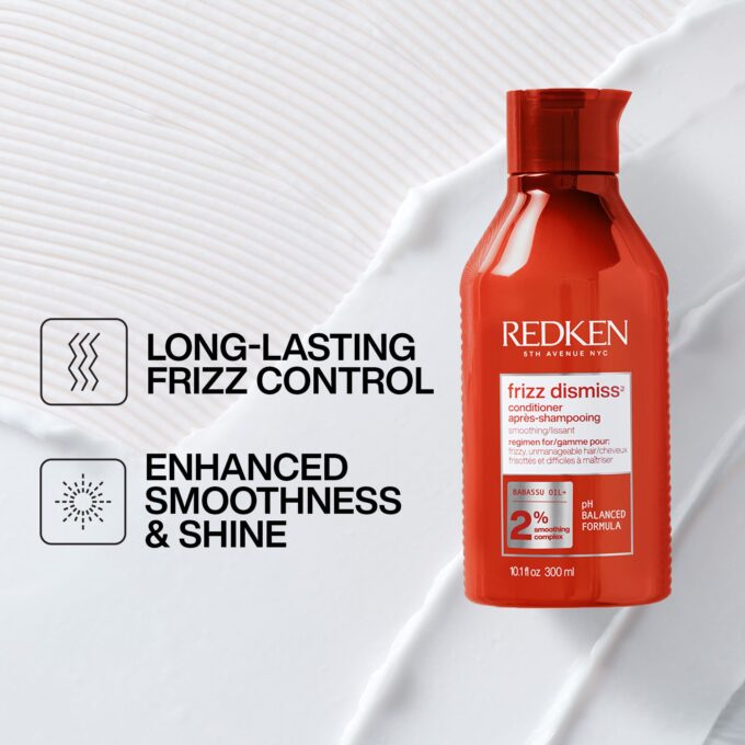 Redken Frizz Dismiss Sodium Chloride-Free Conditioner 500ml Halo Hair & Skin - khdskinhairbeautyau.com
