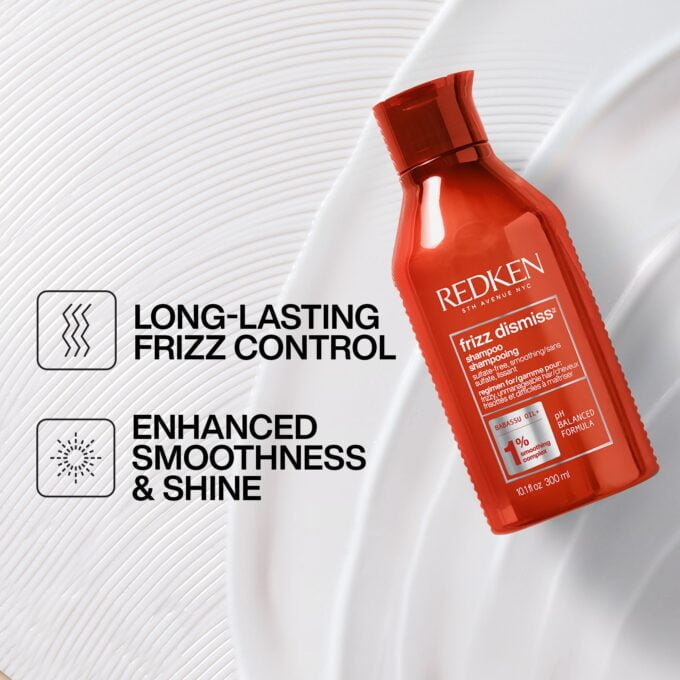 Redken Frizz Dismiss Sodium Chloride-Free Shampoo 300ml Halo Hair & Skin - khdskinhairbeautyau.com
