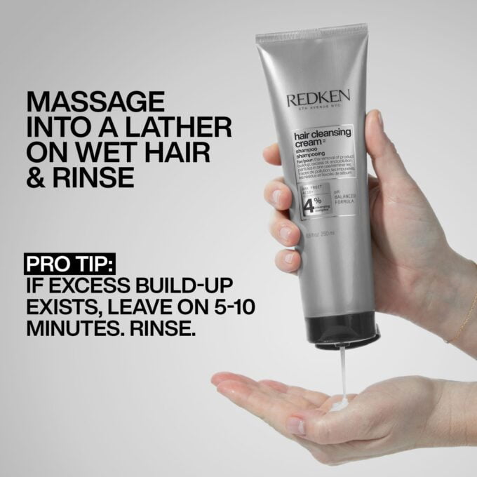 Redken Hair Cleansing Cream Clarifying Shampoo 250ml Halo Hair & Skin - khdskinhairbeautyau.com