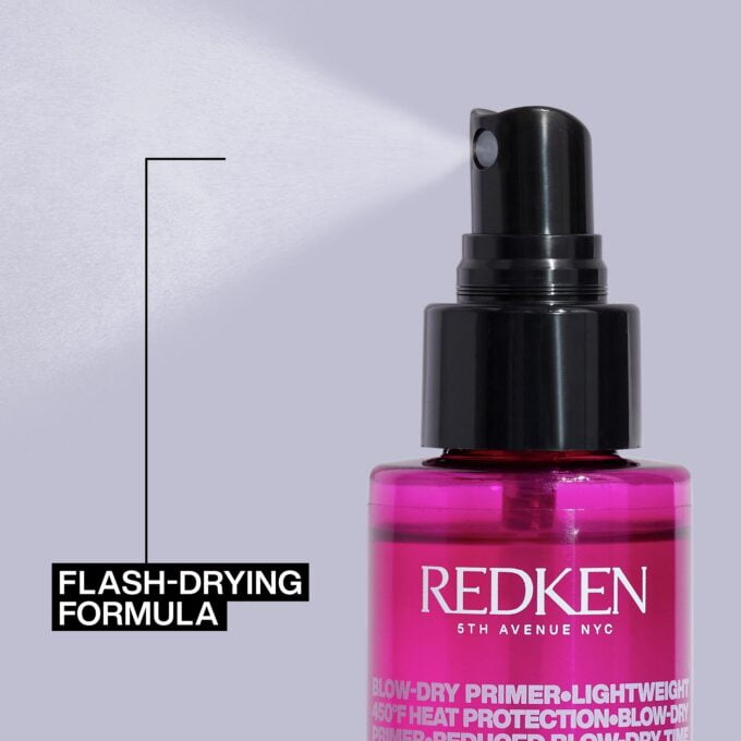Redken Quick Blowout Lightweight Blow Dry Primer Spray 125ml Halo Hair & Skin - khdskinhairbeautyau.com