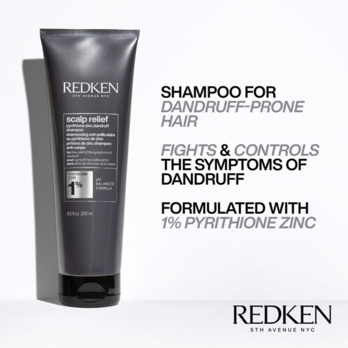 Redken Scalp Relief Dandruff Control Shampoo 250ml Halo Hair & Skin - khdskinhairbeautyau.com