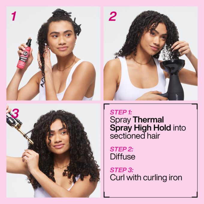 Redken Thermal Spray High Hold 125ml Halo Hair & Skin - khdskinhairbeautyau.com