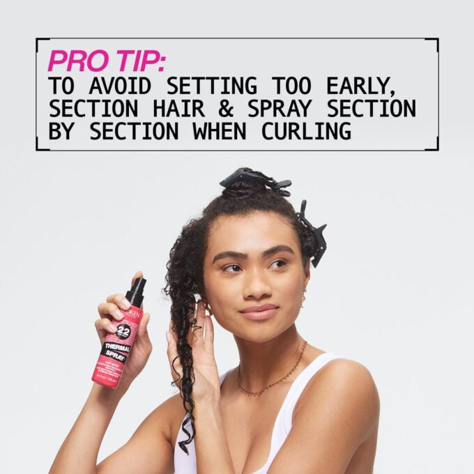 Redken Thermal Spray High Hold 125ml Halo Hair & Skin - khdskinhairbeautyau.com