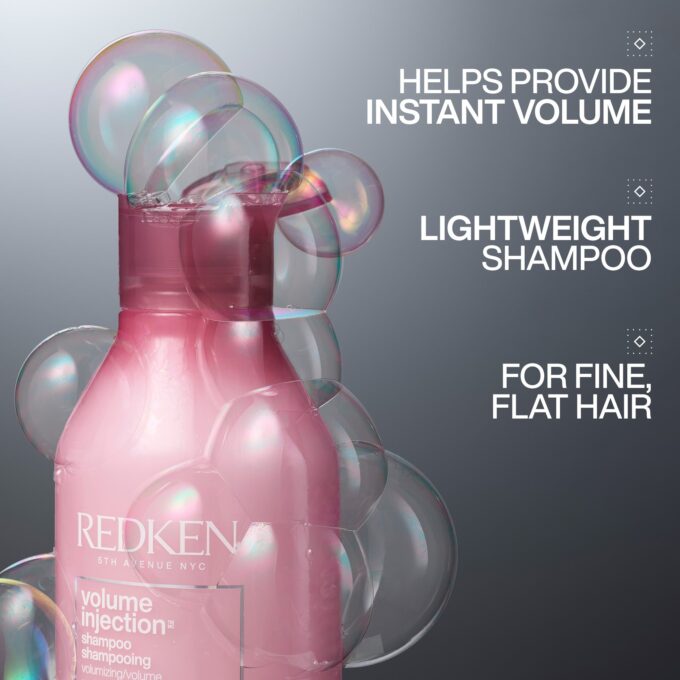 Redken Volume Injection Shampoo 500ml Halo Hair & Skin - khdskinhairbeautyau.com