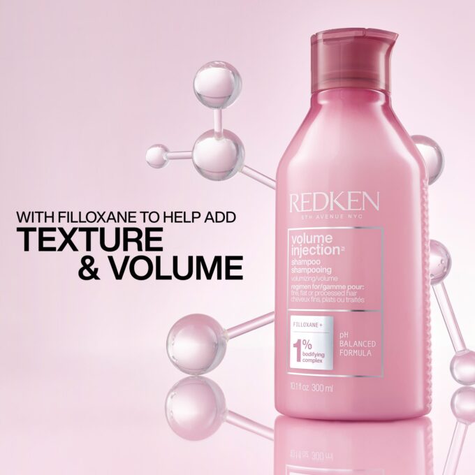 Redken Volume Injection Shampoo 500ml Halo Hair & Skin - khdskinhairbeautyau.com