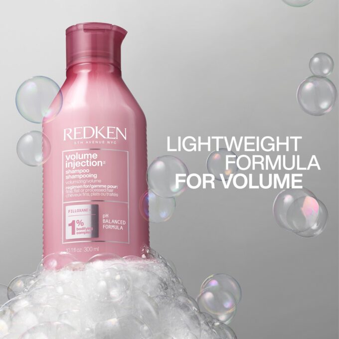 Redken Volume Injection Shampoo 300ml Halo Hair & Skin - khdskinhairbeautyau.com