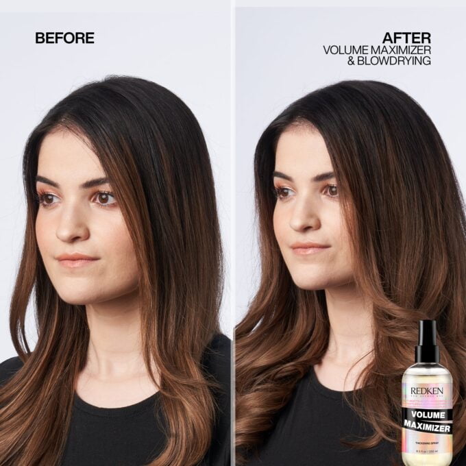 Redken Volume Maximizer Thickening Spray 250ml Halo Hair & Skin - khdskinhairbeautyau.com