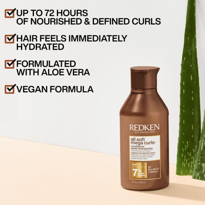 Redken All Soft Mega Curls 300ml Duo Bundle Halo Hair & Skin - khdskinhairbeautyau.com