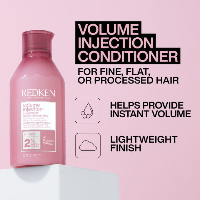 Redken Volume Injection 300ml Duo Bundle Halo Hair & Skin - khdskinhairbeautyau.com