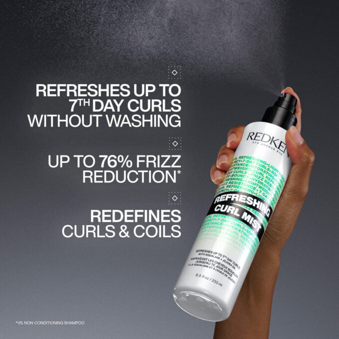 Redken Refreshing Curl Mist 250mL Halo Hair & Skin - khdskinhairbeautyau.com